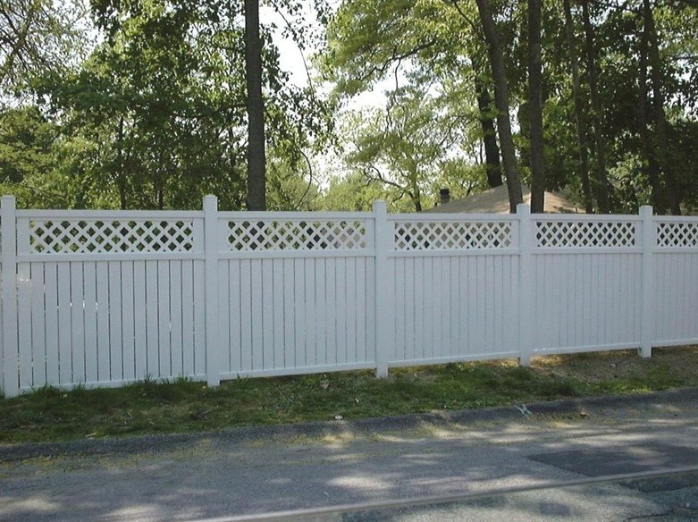 Decorative PVC fencing