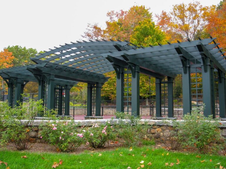 large green pergola