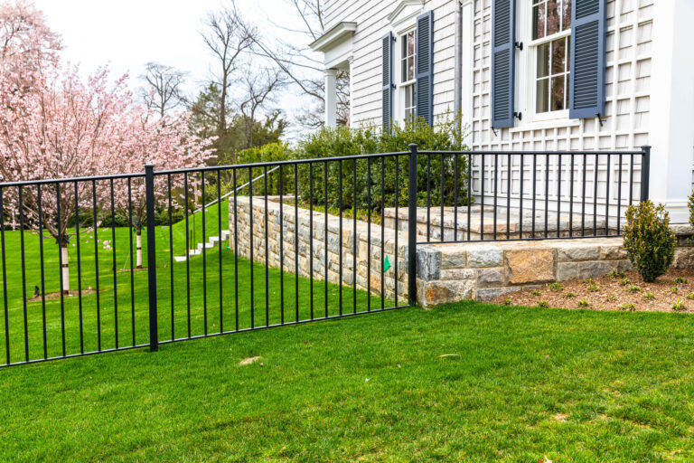 Metal fence