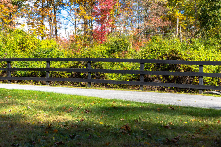 Wood fence