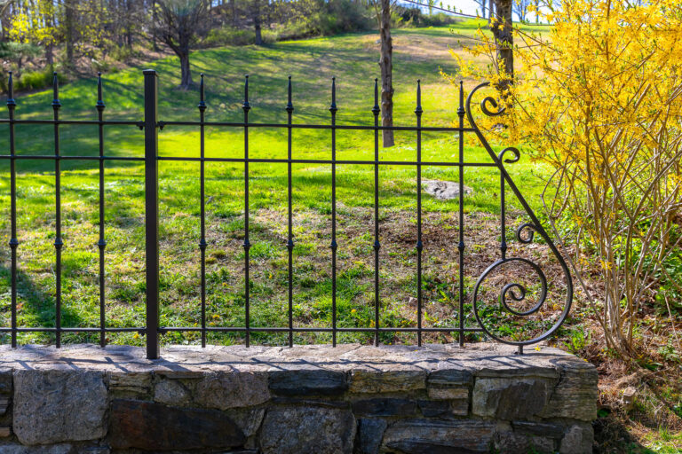 Metal fence