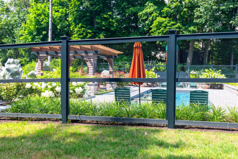 Wood fence