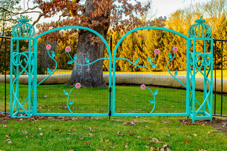 metal walk gate