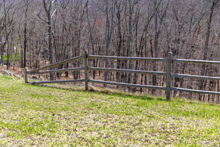 Wood fence