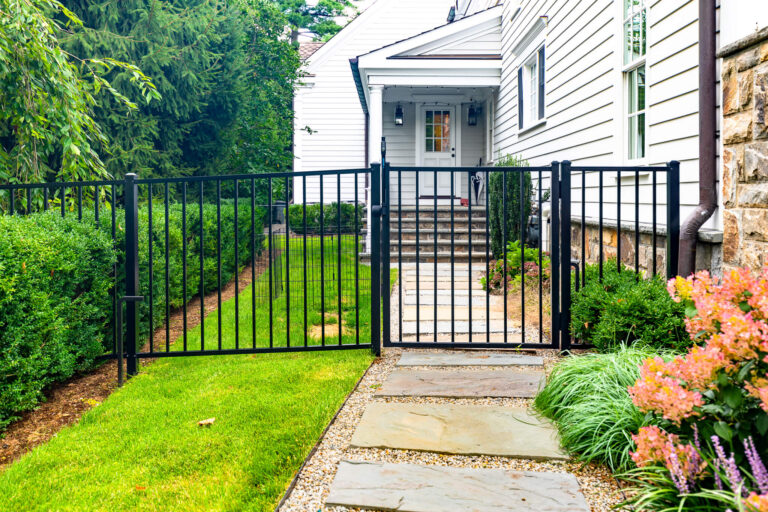 metal walk gate