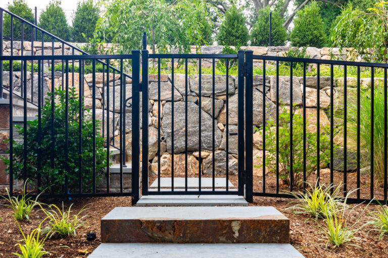 metal walk gate