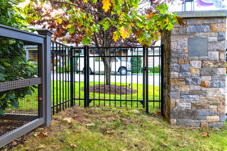 metal walk gate