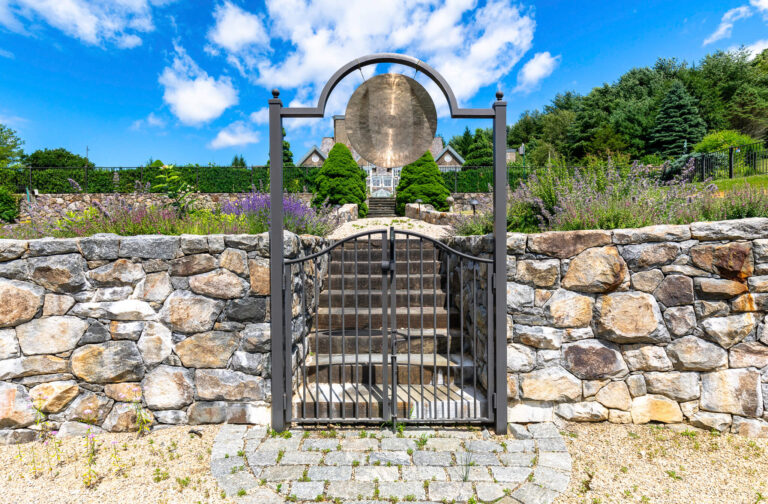 metal walk gate