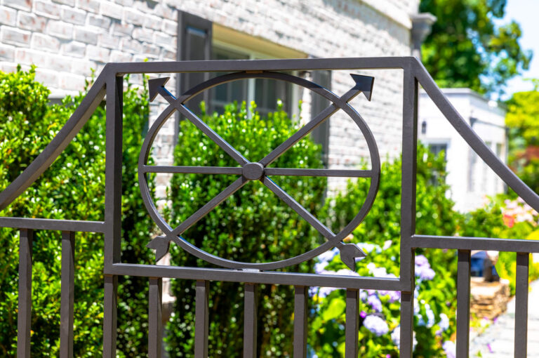 metal walk gate