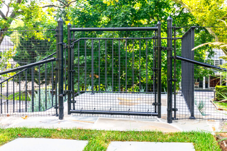 metal walk gate