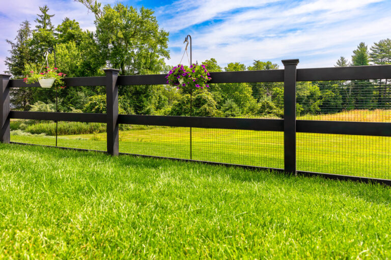 Wood fence