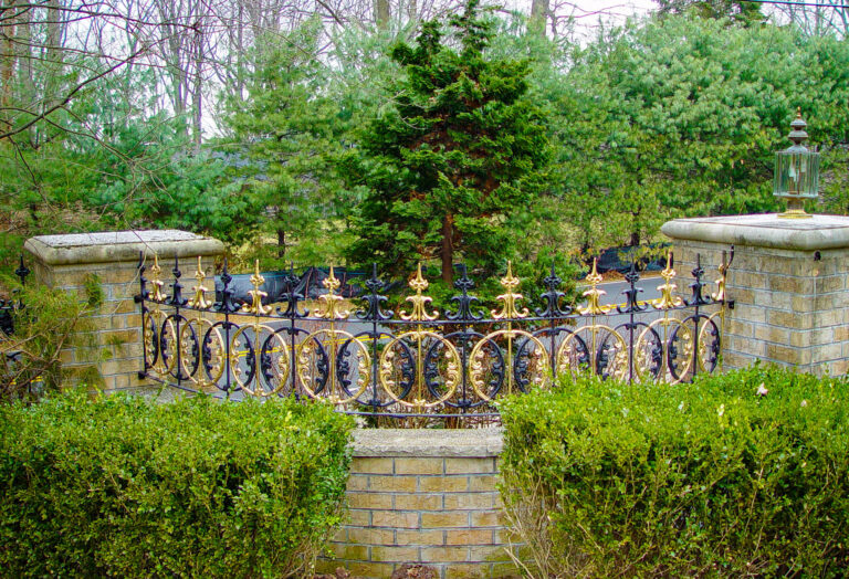 Metal fence