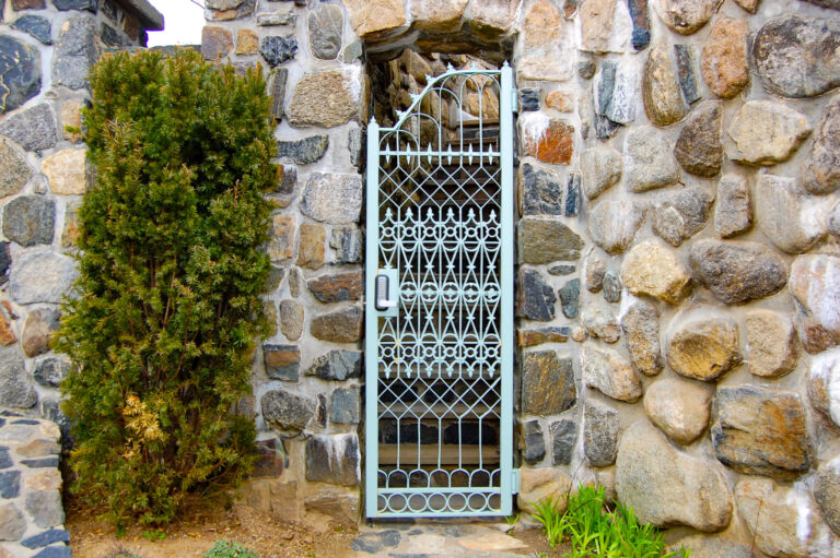 metal walk gate