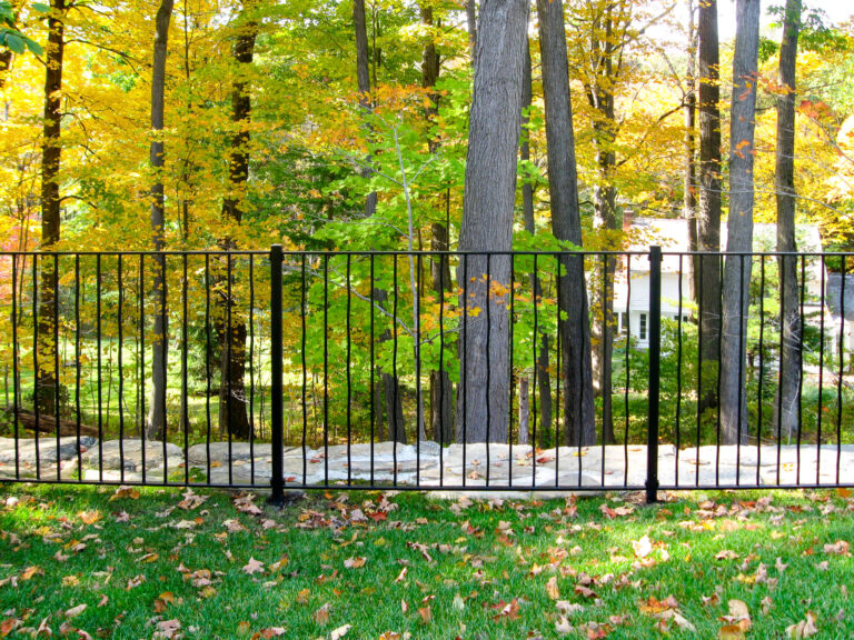 Metal fence