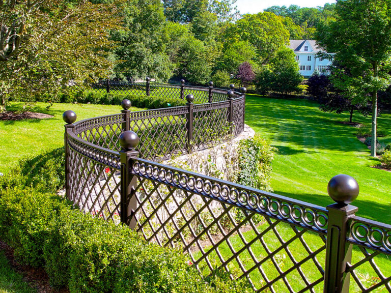 Metal fence