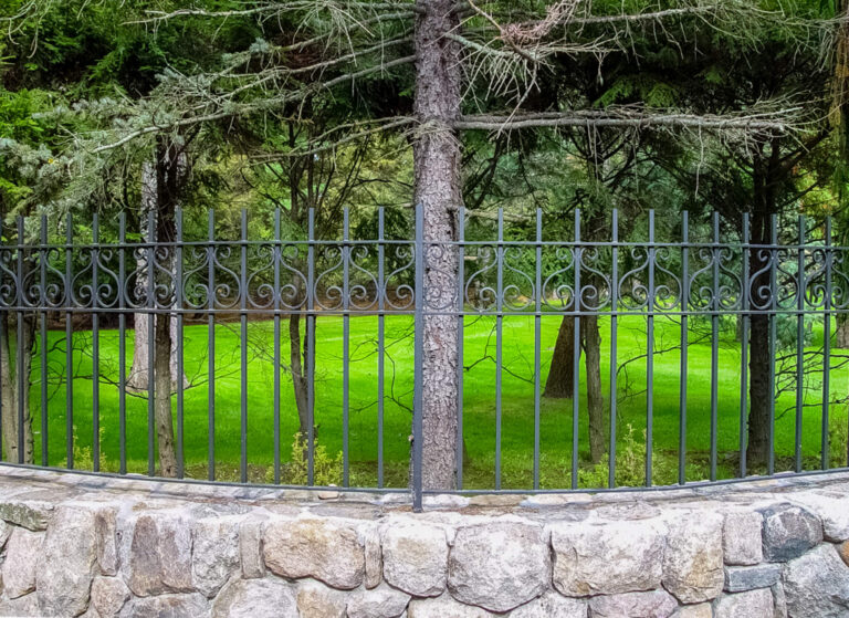 Metal fence