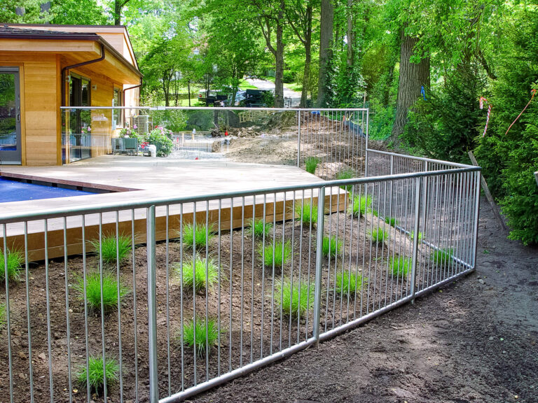 Metal fence