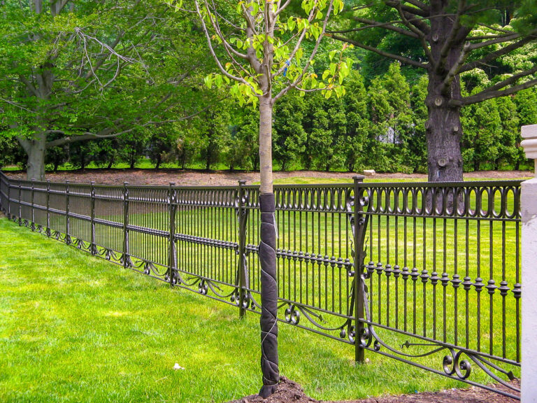 Metal fence