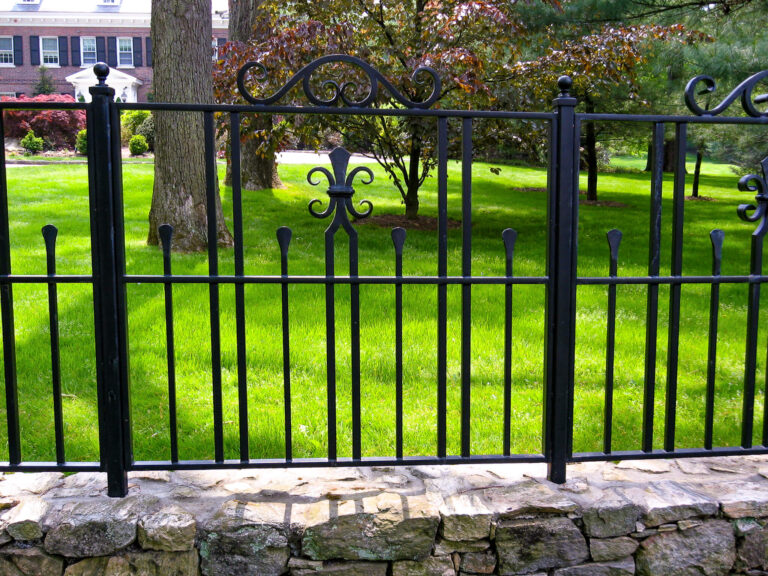Metal fence