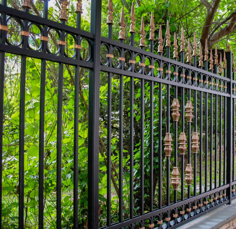 Metal fence