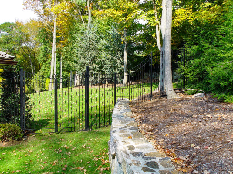 Metal fence