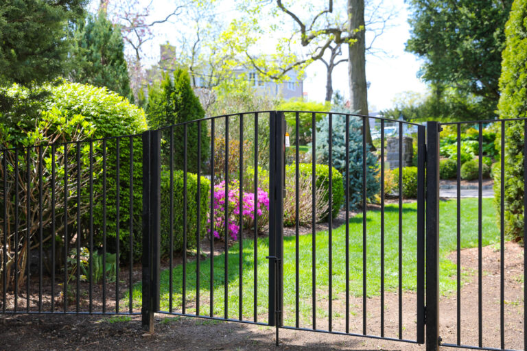 metal walk gate