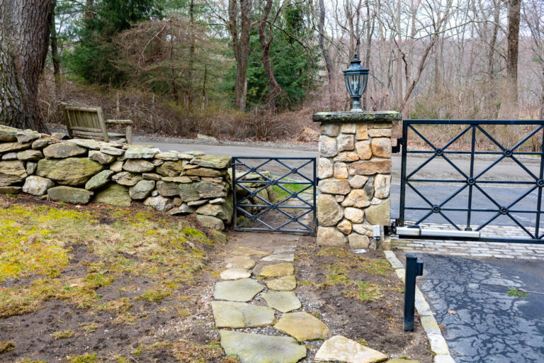 metal walk gate