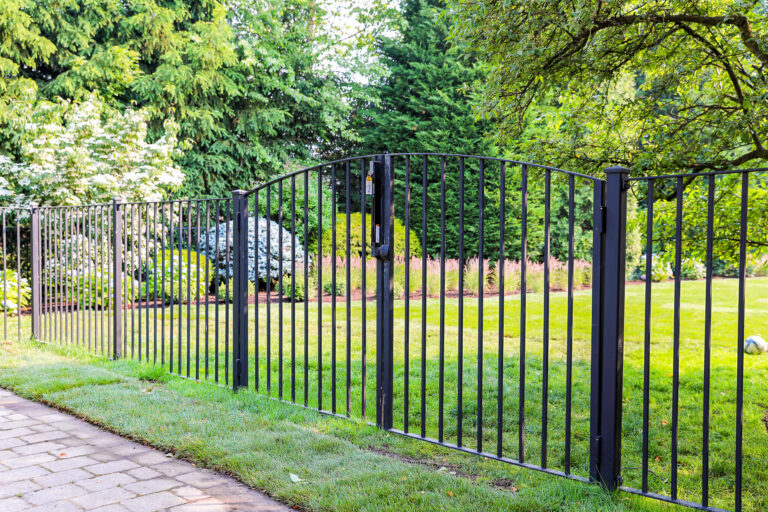 metal walk gate