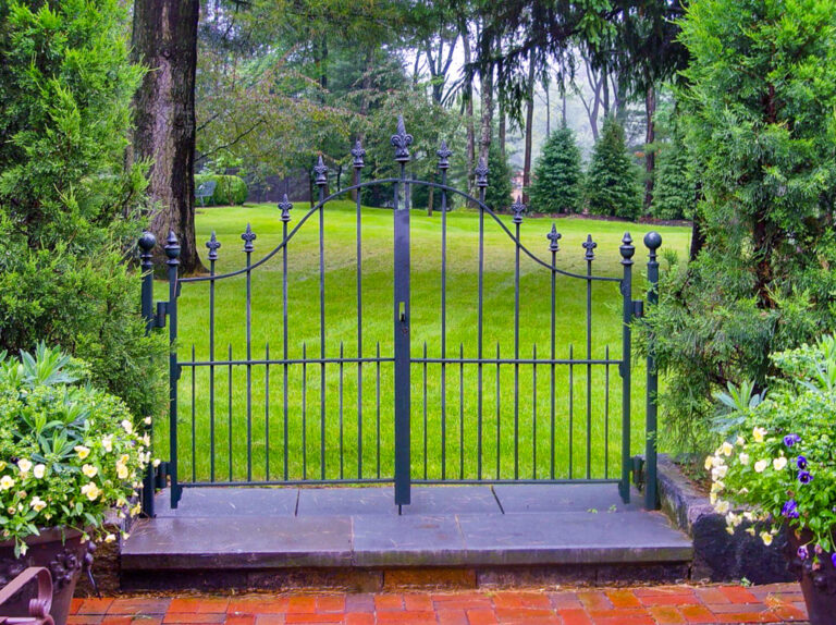 metal walk gate