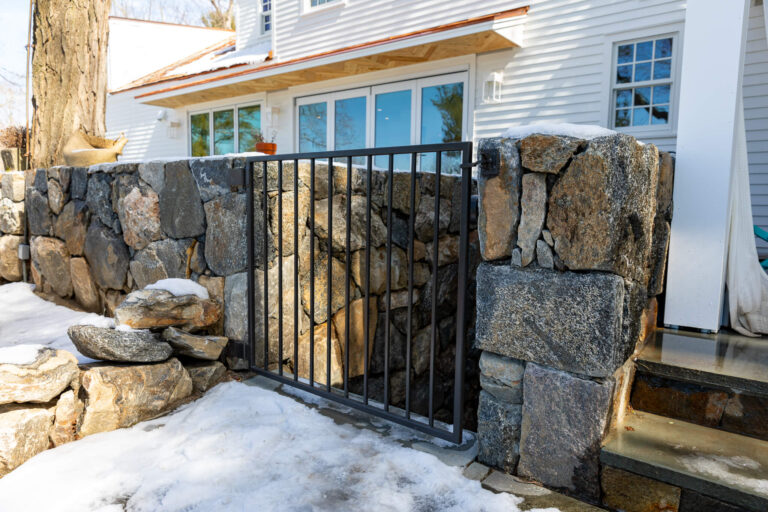 metal walk gate