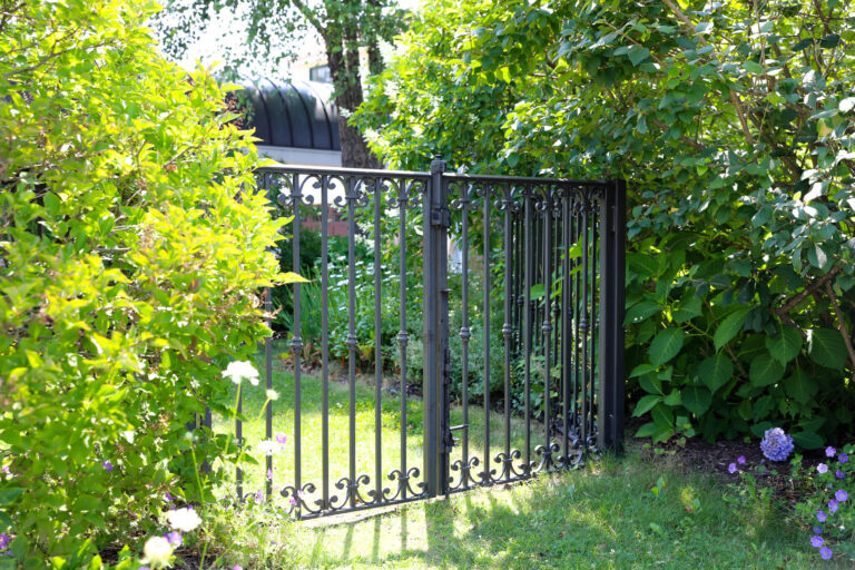 metal walk gate