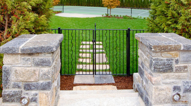 metal walk gate