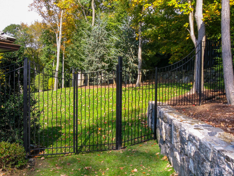 metal walk gate