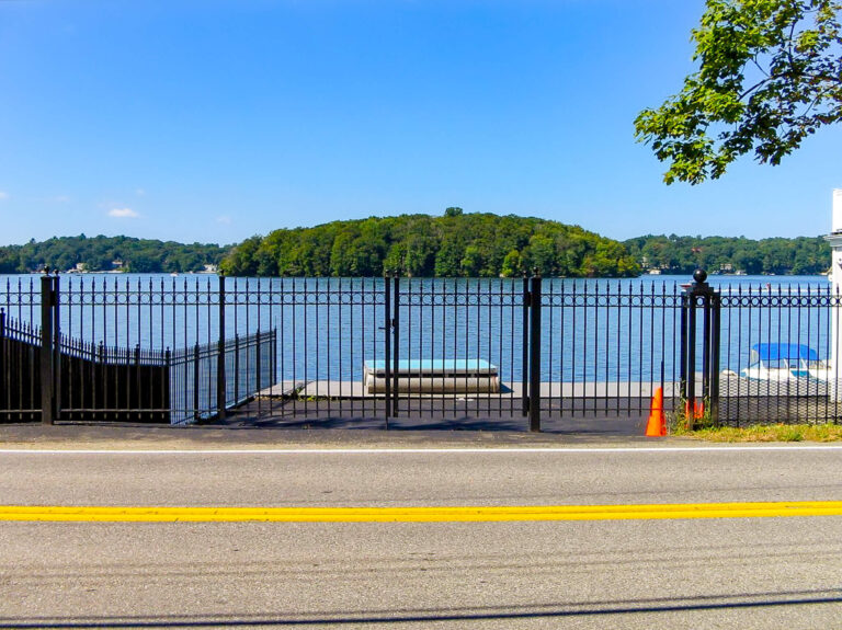 metal walk gate