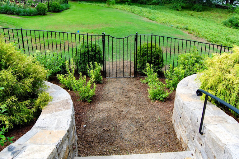 Metal fence