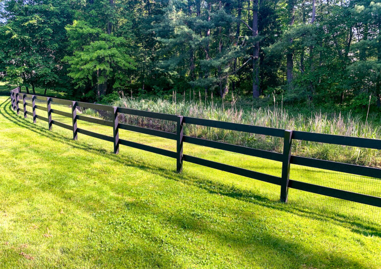 Wood fence