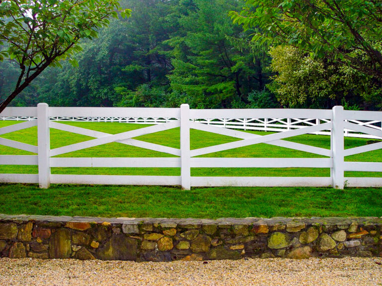 Wood fence