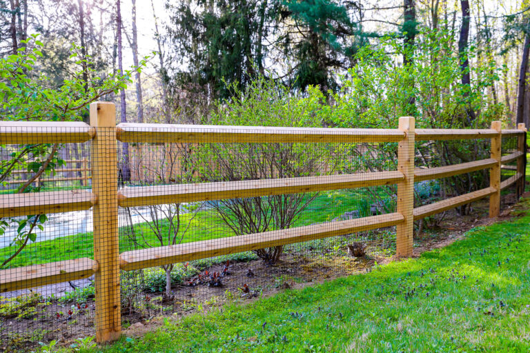 wood fence
