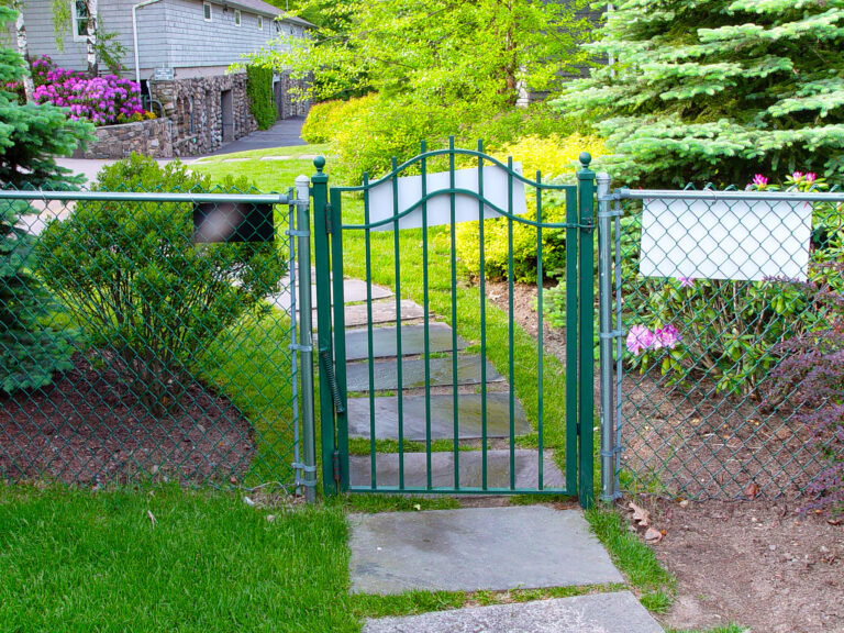 metal walk gate