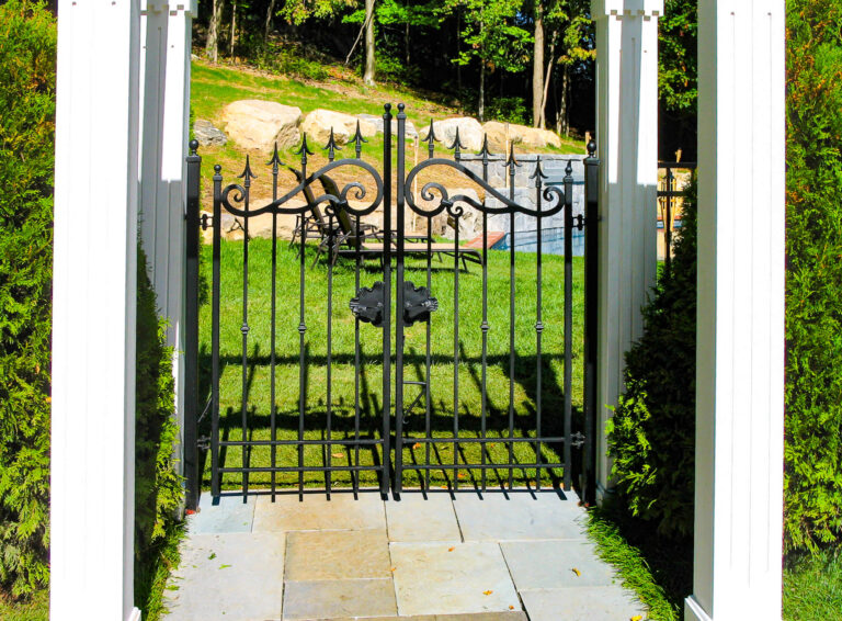 metal walk gate