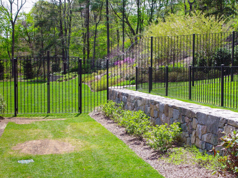 Metal fence