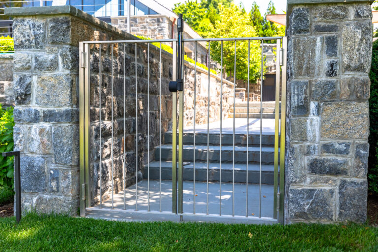 metal walk gate