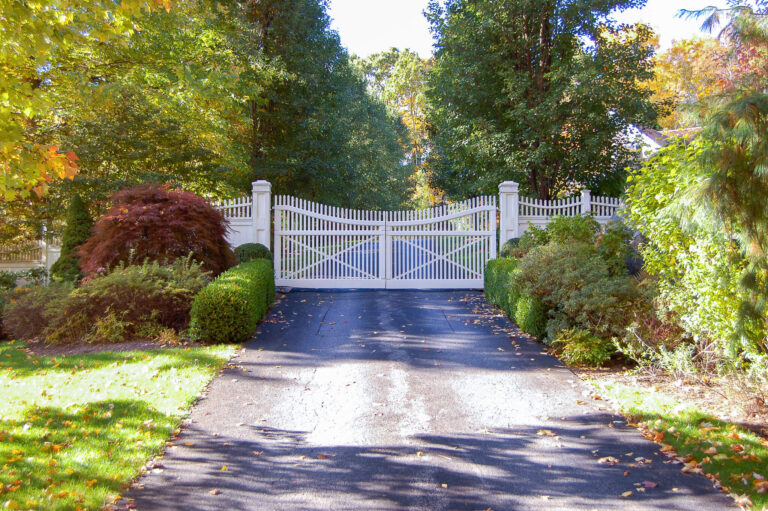 Composite driveway gate