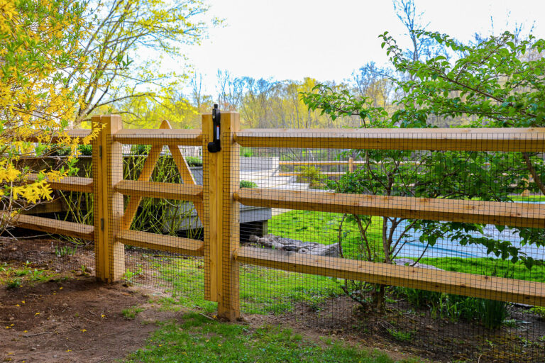 wood fence