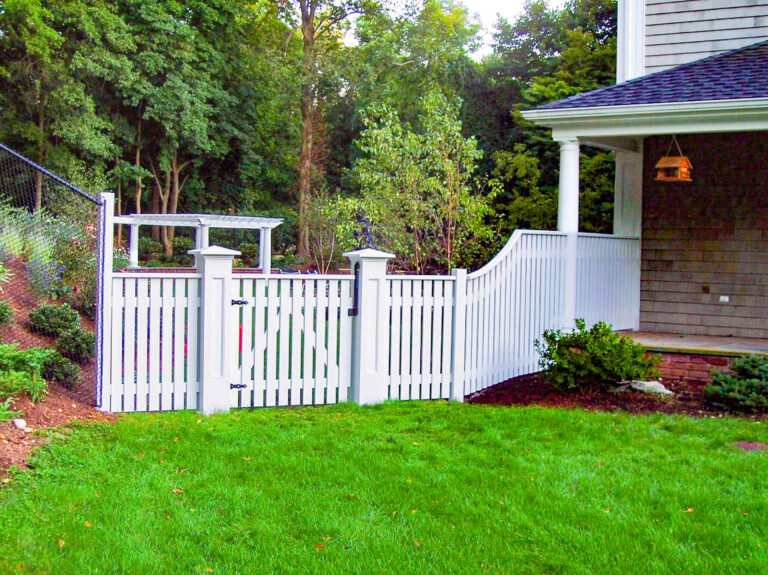 Wood fence