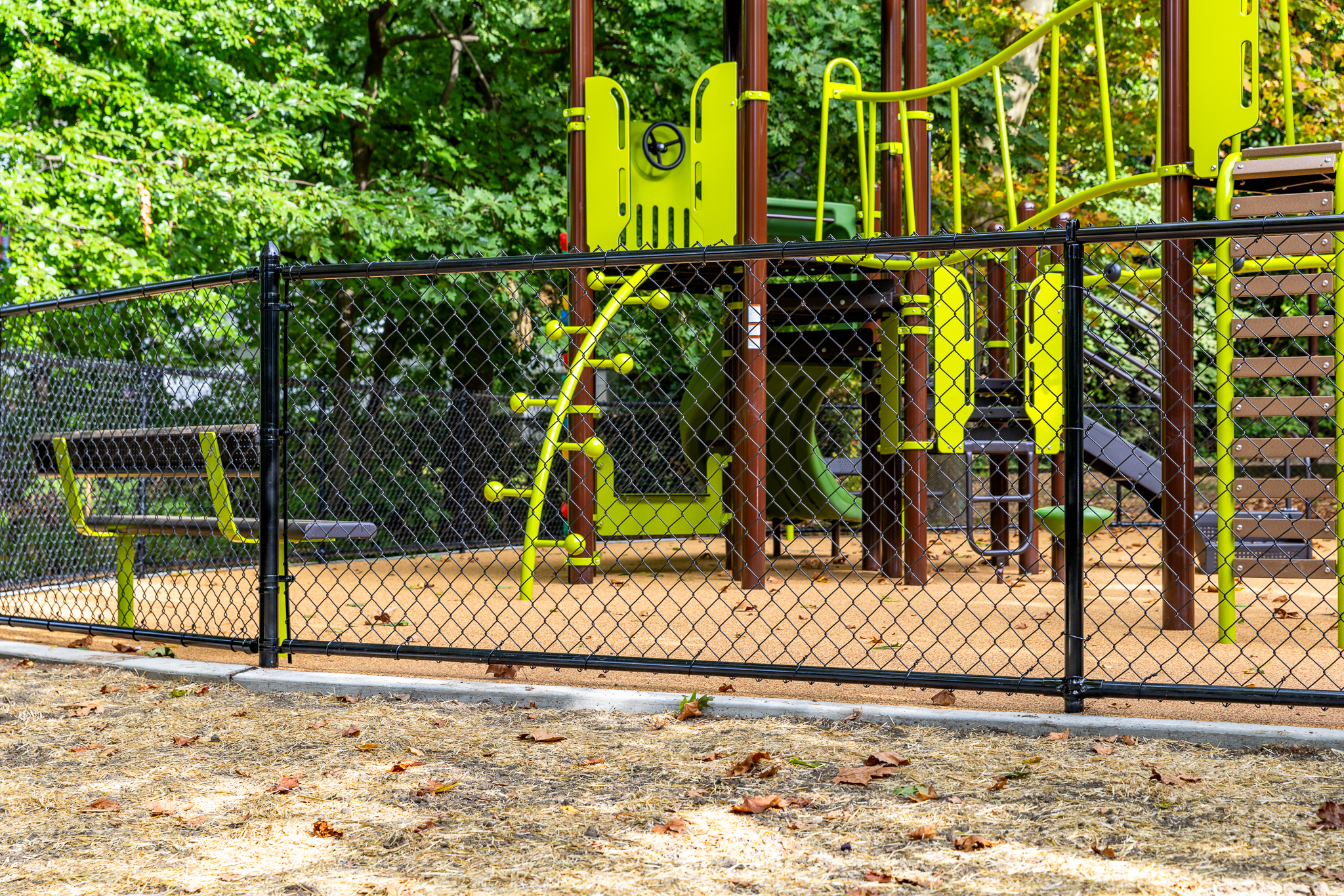 Playground chain-link fence height typically range from 4 to 6 feet