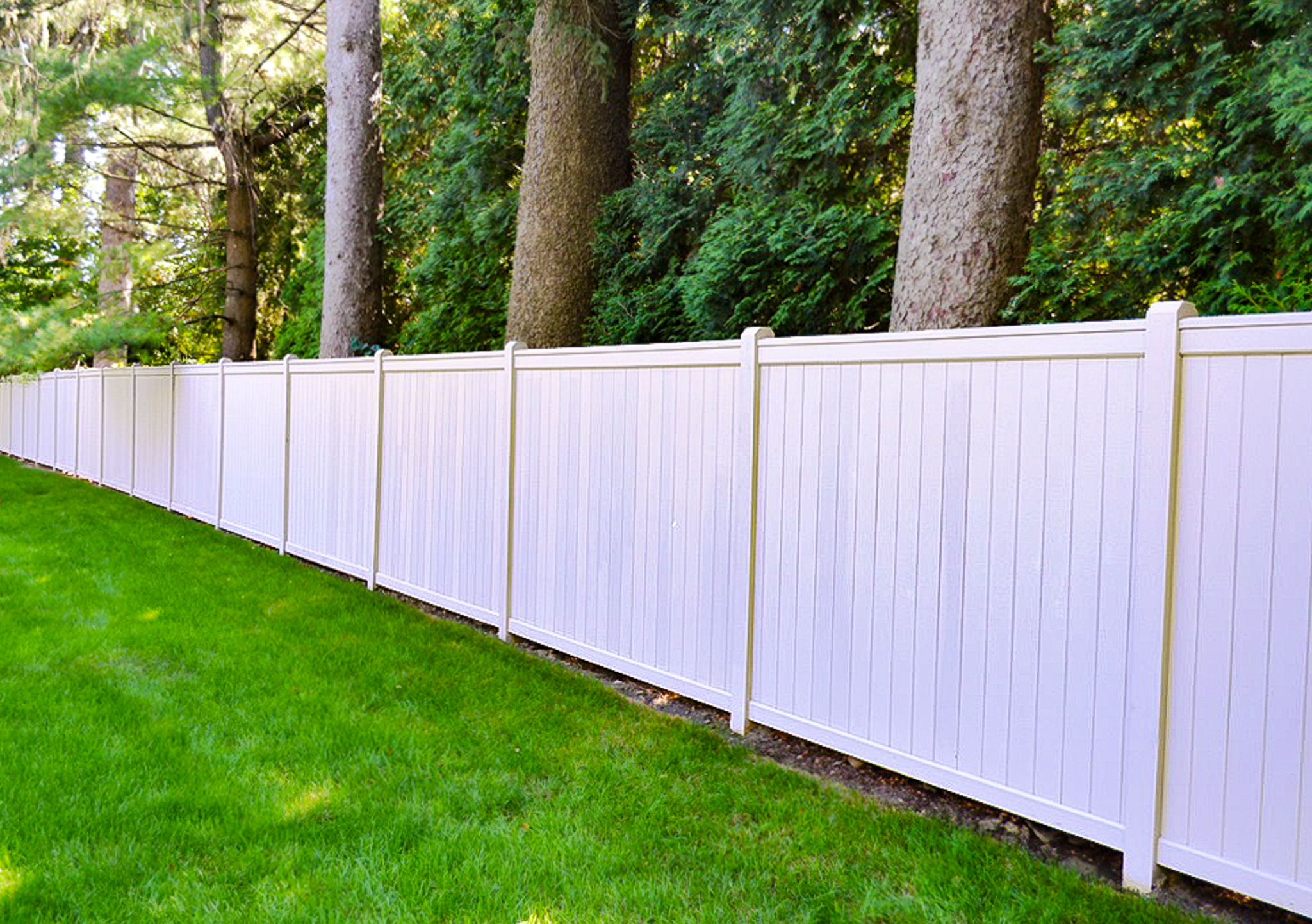 Property Line Privacy Fences typically range from 6 to 8 feet