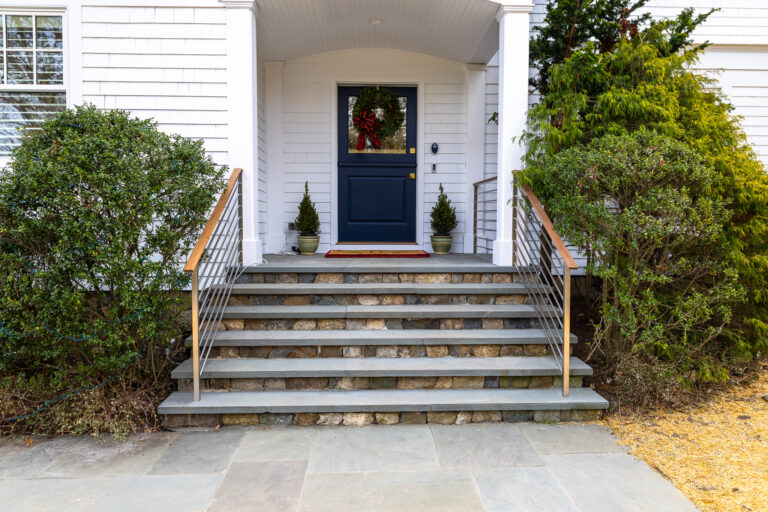Cable rail ipe railing